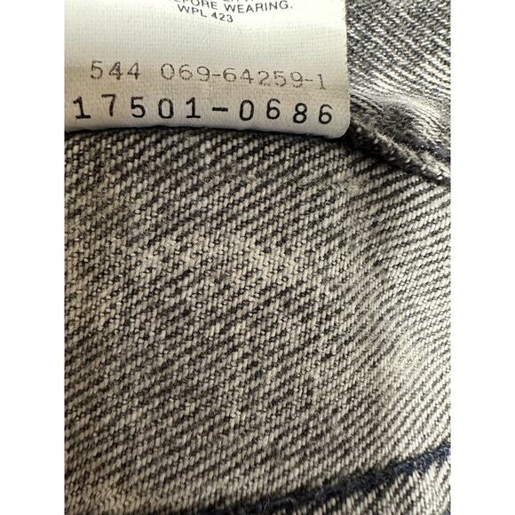 Vintage Levi's Jeans Women 7 (FITS 25x30) Denim 17501 Button Fly 501 High Rise - Picture 16 of 16